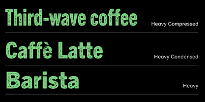 Trade Gothic Next Rust Font Poster 2